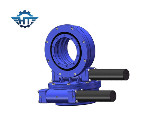 Envelope Worm Gear Dual Axis Slew Drive Gearbox Untuk Tenaga Panas Matahari