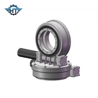 Beli 7 Inch Dual Axis Slew Drive Gearbox With Electric 24v DC Motor For Solar Tracking System online manufacture