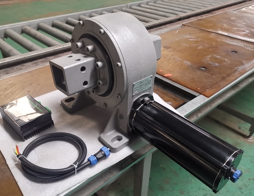 Beli 42CrMo Electric Slew Drive Enlcosed House Slewing Ring Drive online manufacture