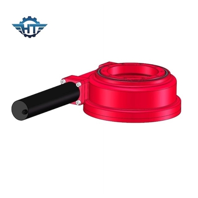 Beli Parabolic IP65 Worm Gear Slewing Ring 380V AC Motor Car Holding Platforms online manufacture