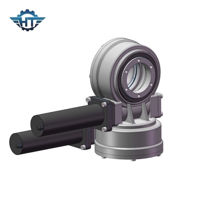 Jam Pasir Worm Gear Slewing Ring Bearing Untuk Cermin Melengkung Parabolic Csp