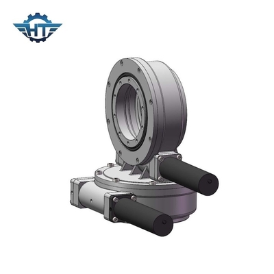 Perumahan Tertutup 5 Inch Worm Gear Slewing Drive Untuk Sistem Pelacakan Surya Dan Satelit