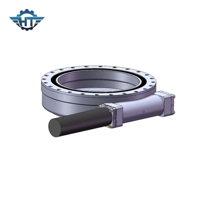 Single Axis 14 Inch Self Locking Slew Drive Gearbox Dengan Motor Stepper Untuk Pembangkit Listrik Terkonsentrasi