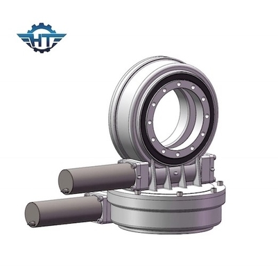 5 Inch Worm Gear Solar Tracker Slew Drive CE Lulus Dengan Motor Gear 24vdc Untuk Sistem Pelacakan Matahari