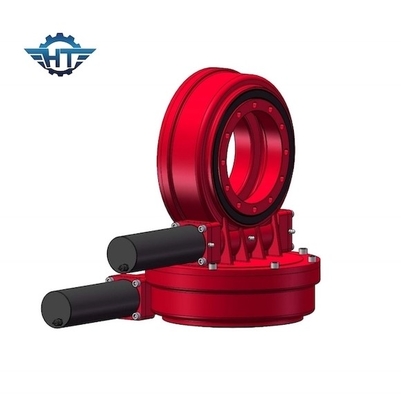 Worm Solar Tracker Slew Drive Dengan Motor Planet 24VDC Untuk Sistem Pelacakan Sumbu Ganda