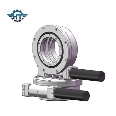Rasio Roda Gigi 78/1 SDE12 Dual Axis Slew Drive Biaxial Untuk Tata Surya Sumbu Ganda