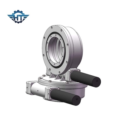 Motor Gear Tertutup Dual Axis Worm Slew Drive Untuk Sistem Pelacakan Surya Presisi Tinggi