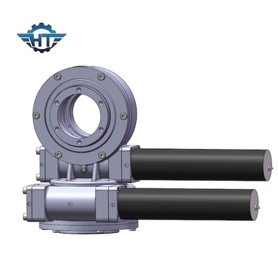 Gear Ratio Dual Axis Solar Tracker Slew Drive Dengan Motor Untuk Sistem Pelacakan Surya PV