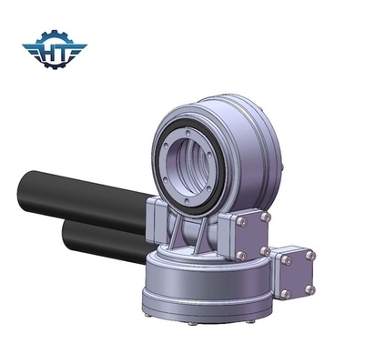 7 Inch Two Axis Small Slew Drive Dengan Motor Gear 24VDC Atau Nema Untuk Antena Satelit