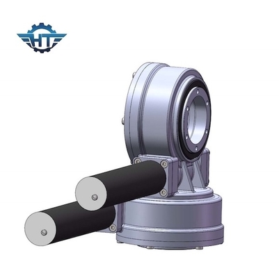 7 Inch Two Axis Small Slew Drive Dengan Motor Gear 24VDC Atau Nema Untuk Antena Satelit