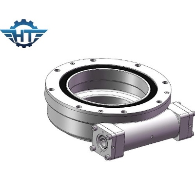Single Axis 14 Inch Self Locking Slew Drive Gearbox Dengan Motor Stepper Untuk Pembangkit Listrik Terkonsentrasi