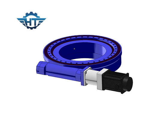SE9 Horizontal Mounted Worm Gear Slew Drive Dengan Motor Servo Untuk Peralatan Otomasi