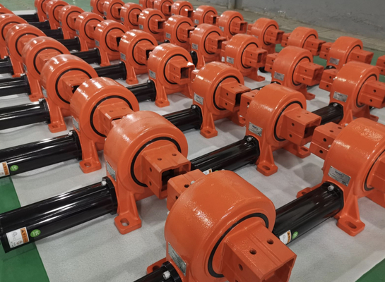 VE7 Enveloping Worm Gear Slewing Drive Hourglass Untuk Sistem Pelacakan Surya Tunggal