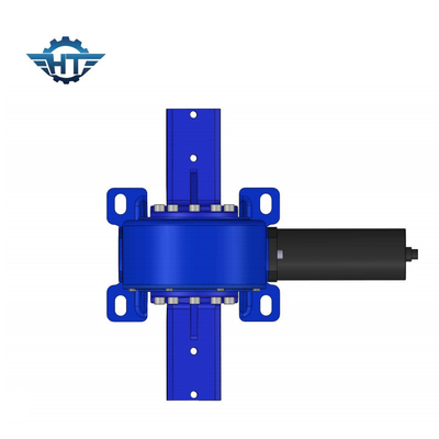 Horizontal Enclosed Small Slew Drive Terlampir Dengan Motor 24VDC Dengan Pelacak Surya Miring