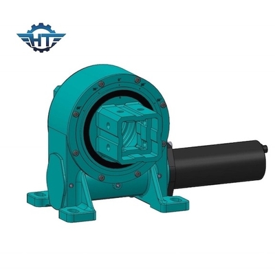 Vertikal Worm Gear Single Axis Small Slew Drive, Solar Slew Drive Dengan Keakuratan 0,1 derajat