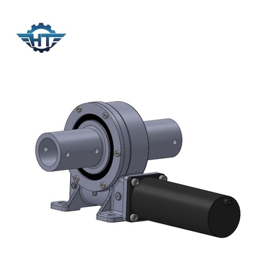Worm Gear Small Backlash Slew Drive Motor Dengan Hourglass Worm Untuk Melalui Stasiun Termal