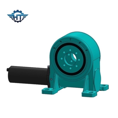 Perumahan Tertutup IP66 Worm Gear Slew Drive Dengan Motor DC 24V Untuk Sistem Pelacakan Surya