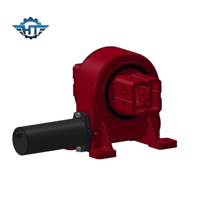 Rasio Gear 61/1 Vertikal Worm Gear Slew Ring Drive Dengan Nema 34 Dan Driver Untuk CPV
