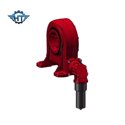 Rasio Gear 61/1 Vertikal Worm Gear Slew Ring Drive Dengan Nema 34 Dan Driver Untuk CPV