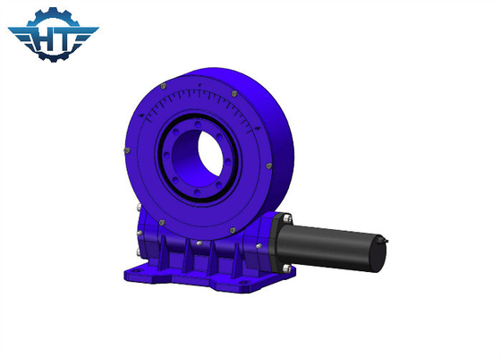 Tipe Vertikal Single Axis Solar Tracker Slew Drive Slew Ring Drive Bertenaga 24VDC Gear Motor