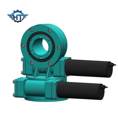Dual Axis Slew Drive dengan Worm Dan Gear Structure Untuk Solar Tracking System