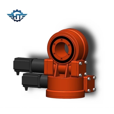 7 Inch Dual Axis Slew Drive Gearbox Dengan Motor DC 12V Untuk Sistem Pelacakan Surya