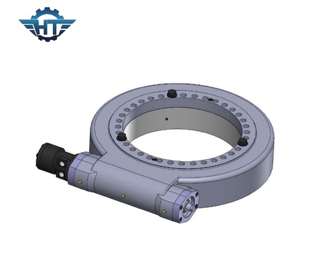 Horizontal Mounted Solar Trackers Slew Drive Gearbox Dengan Motor DC 24V