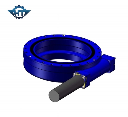 Double Envelope Worm Small Slew Drive 89000 Nm Worm Kecepatan Lambat Untuk Solar Tracker