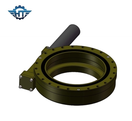 SE Series Small Slew Drive Dengan Motor Gear Planetary 24VDC Untuk Pelacak Surya Miring