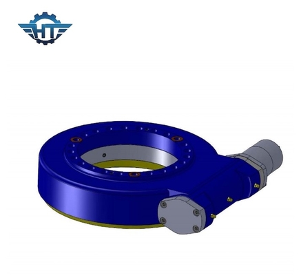 SE Series Small Slew Drive Dengan Motor Gear Planetary 24VDC Untuk Pelacak Surya Miring