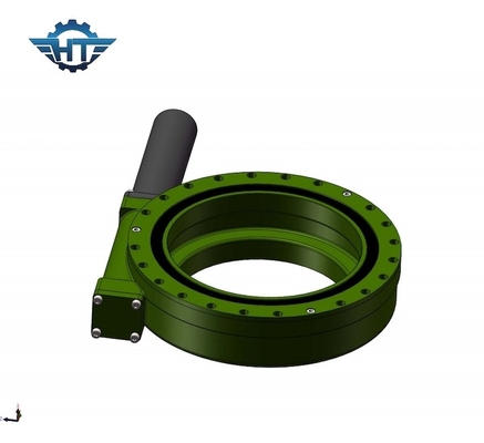 Single Axis Small Solar Trackers Slew Drive Untuk Self Locking Untuk PV CPV Dan CSP