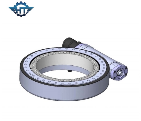 High Tilting Torque SE12 Solar Tracker Slewing Drive Dengan Motor Gear Hidrolik Untuk Truk