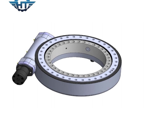 High Tilting Torque SE12 Solar Tracker Slewing Drive Dengan Motor Gear Hidrolik Untuk Truk