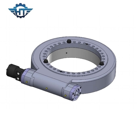 SE17 Solar Tracker Gearbox Slew Drive Dengan Motor Servo 380 Untuk Truk Meriam Kabut