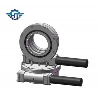 CE Bersertifikat 42CrMo Dual Axis Solar Slew Drive untuk Pelacak Surya Dengan Motor 24VDC