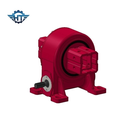 VE5 Penggerak Slew Gear Cacing Motor Planetary Elektrik 24V Sumbu Tunggal