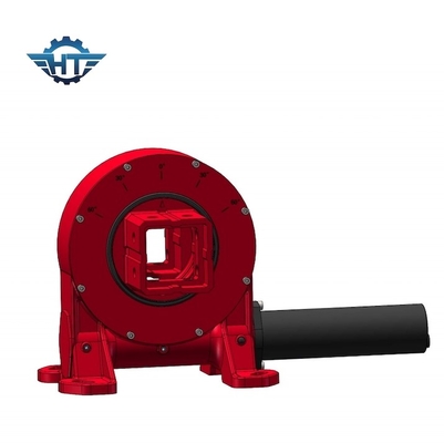 VE5 Penggerak Slew Gear Cacing Motor Planetary Elektrik 24V Sumbu Tunggal