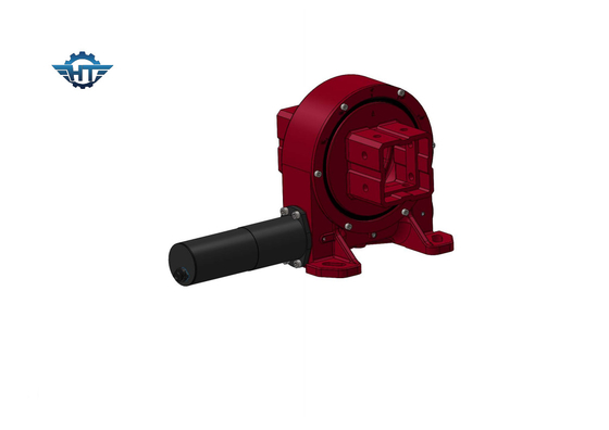 CE dan ISO VE7 Slew Drive Gearbox, Vertikal Envelope Worm Gear Slew Drive Untuk Pelacak