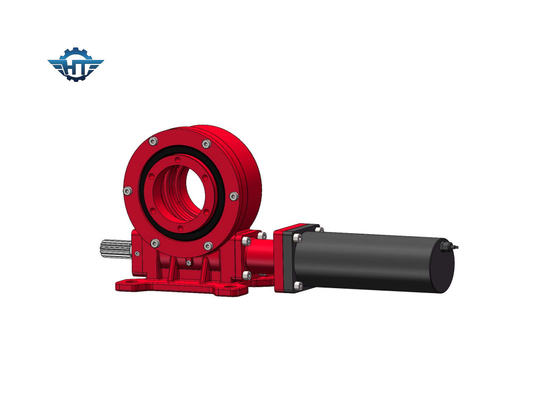 CE dan ISO VE7 Slew Drive Gearbox, Vertikal Envelope Worm Gear Slew Drive Untuk Pelacak