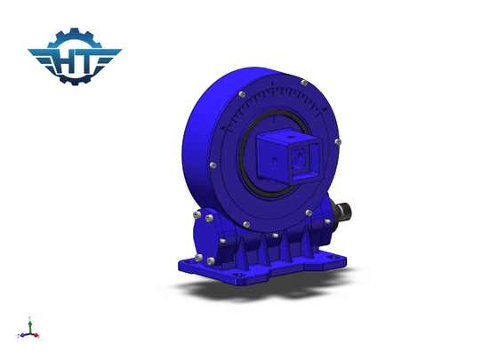 CE Vertikal Envelope Worm Gear Slew Drive IP66 Untuk 30 Pelacak Surya Kehidupan Lapangan