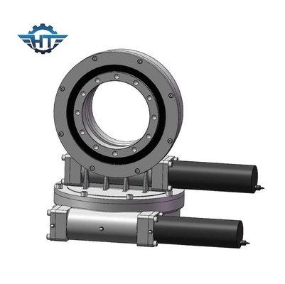 24V DC Low Speed Self Locking Enclosed Electric Slew Drive Untuk Pelacak PV