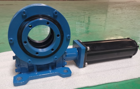 Penggerak Slew Listrik Uniaksial yang Efisien Torsi Miring 7000Nm