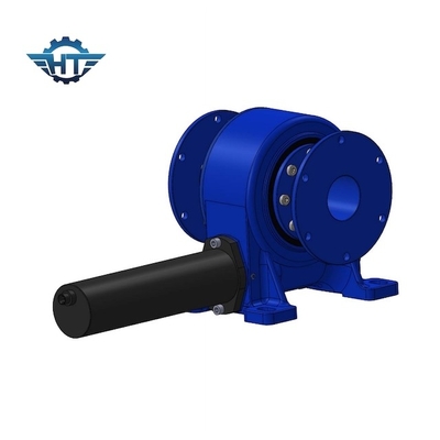 Cast Iron VE9 Worm Gear Drive Putar Lambat Sumbu Tunggal 24VDC