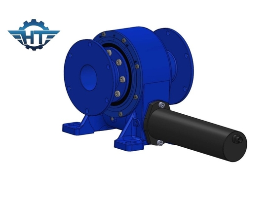 Cast Iron VE9 Worm Gear Drive Putar Lambat Sumbu Tunggal 24VDC