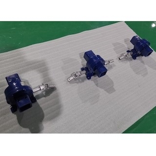 Cast Iron VE9 Worm Gear Drive Putar Lambat Sumbu Tunggal 24VDC
