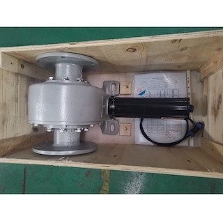 Rotasi Lingkaran Solar Tracker Slew Drive Gearbox 3 Inch Vertikal Dipasang