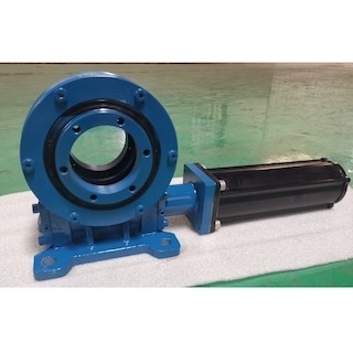 Sistem Pemasangan Ground Gearbox Slew Drive Kecil ISO9001 Vertikal