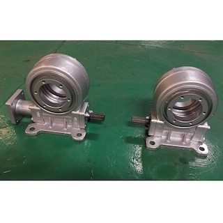 VE9 Double Enveloped Worm Gear Slew Drive 50Mn CSP Bebas Perawatan