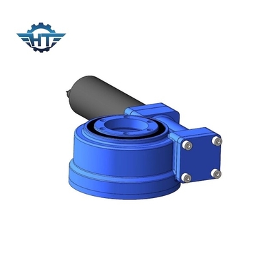 Kecil Jam Pasir Worm Gear Slew Drive Rotary Motion RAL9006