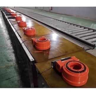 Pelacakan Matahari Solar Slewing Drive Horizontal 24V Stepper Motor